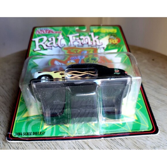 Racing Champions MERCURY Black RAT FINK LAKE PIPES SAVE LIVES! Ed Big Daddy Roth - Picture 12 of 14